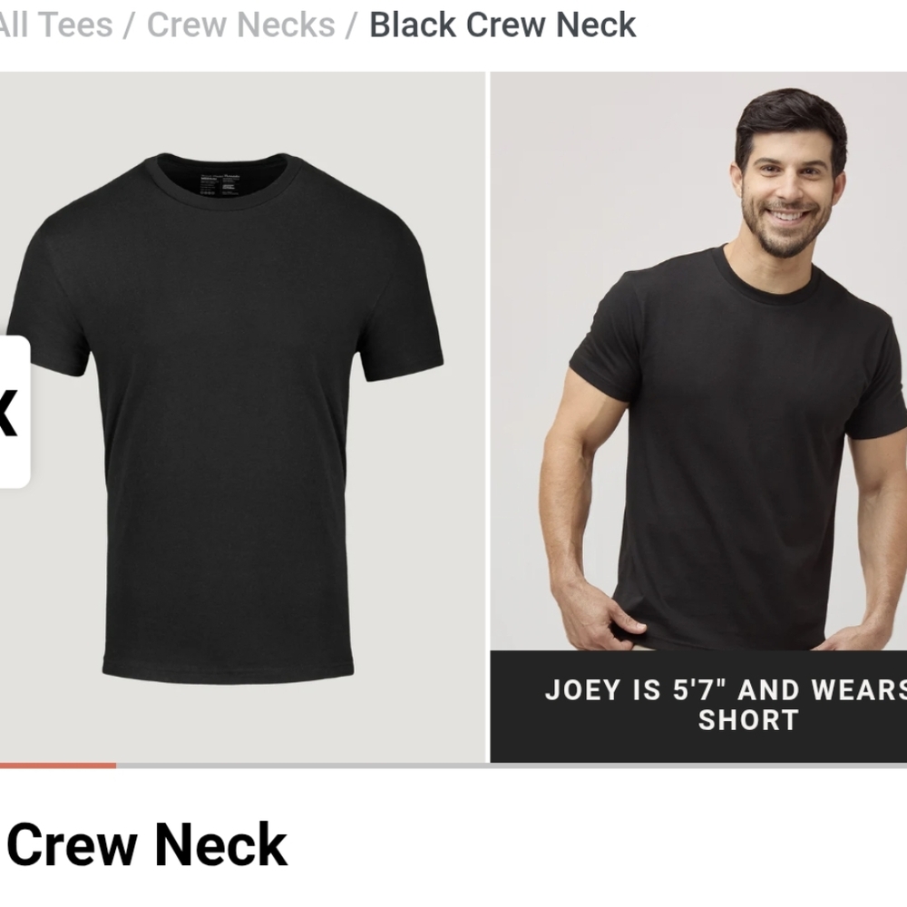Fresh Clean Tees Crew Neck- XLT
